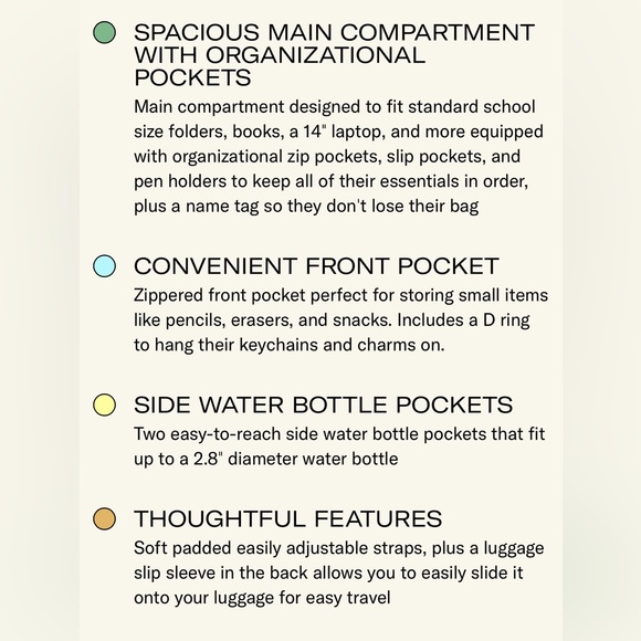 New State Bags Kane Kids Travel Backpack Blue Checkerboard Boy - Picture 10 of 11